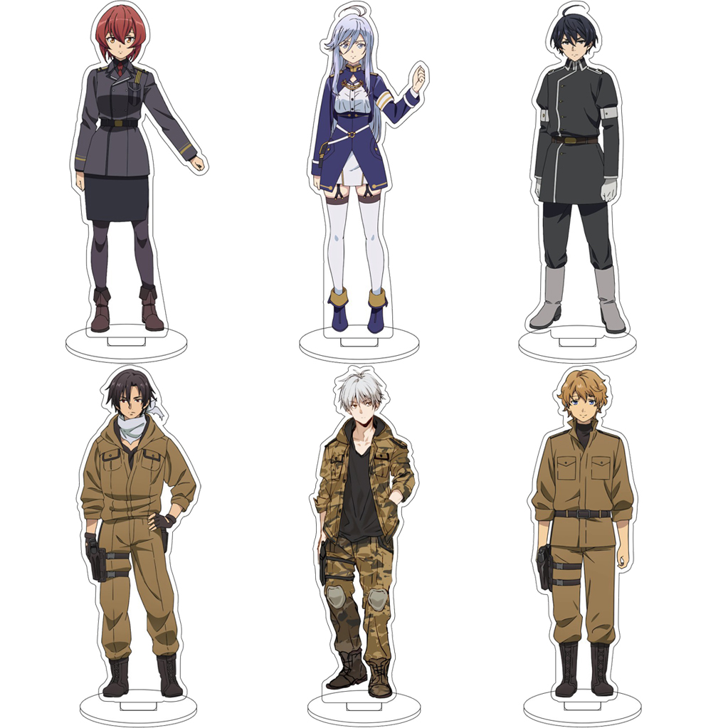 Figma Stand Set - 16-сантиметровая аниме-фигурка 86 Eighty-Six ‌ Акриловая