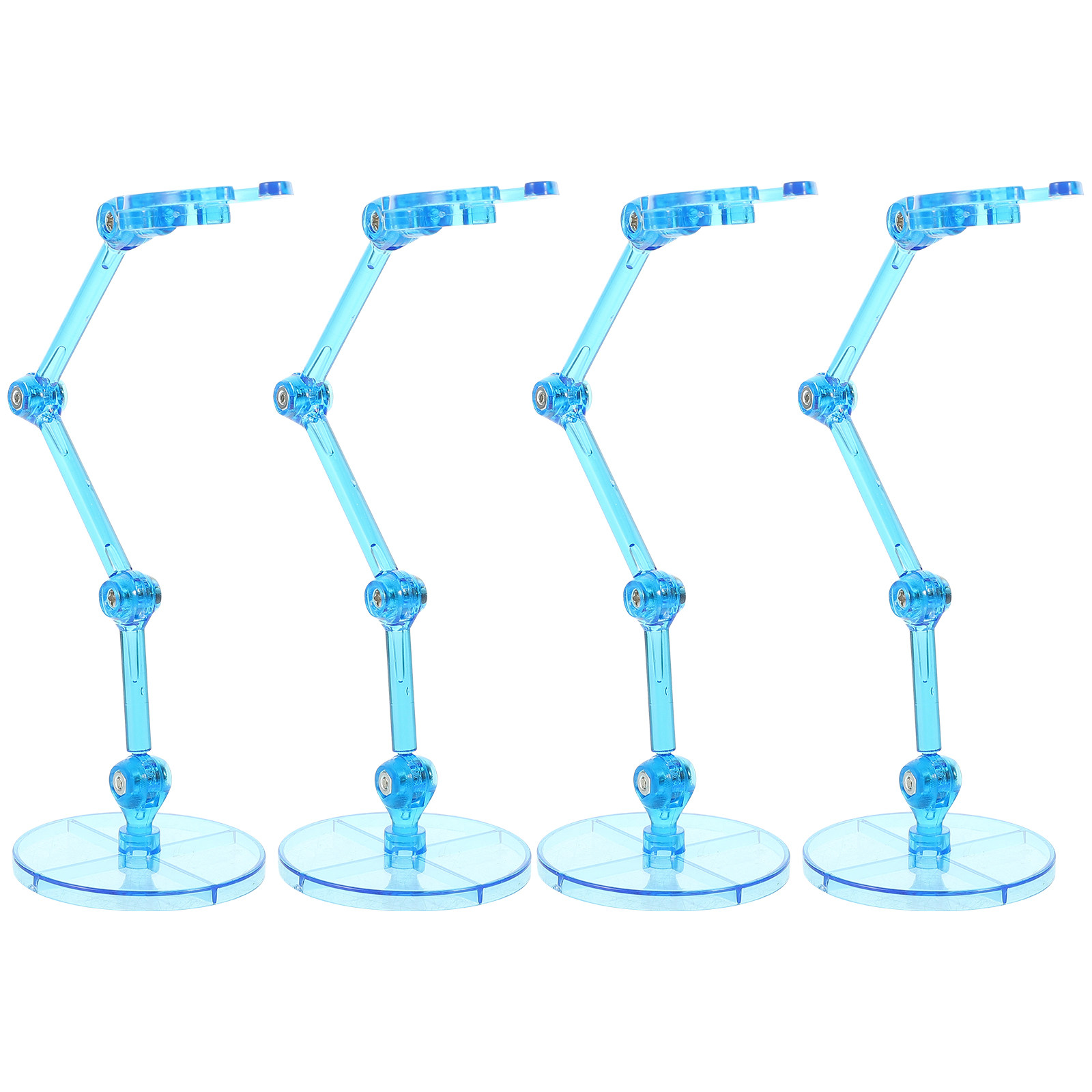 Action Figure Stand - 4 шт. Премиальные пластиковые подставки для
