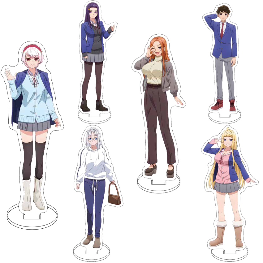 Figma Stand Set - 16-сантиметровая акриловая подставка для фигурок, аниме