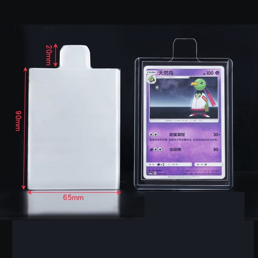 100 шт. прозрачных защитных че – обзор и цена Card Penny Sleeve